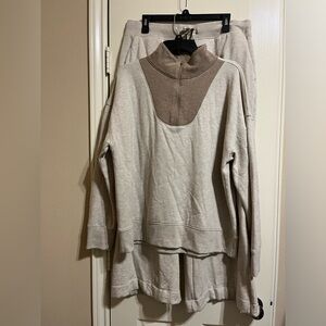 Haven Well Within Beige and Brown Lounge Set